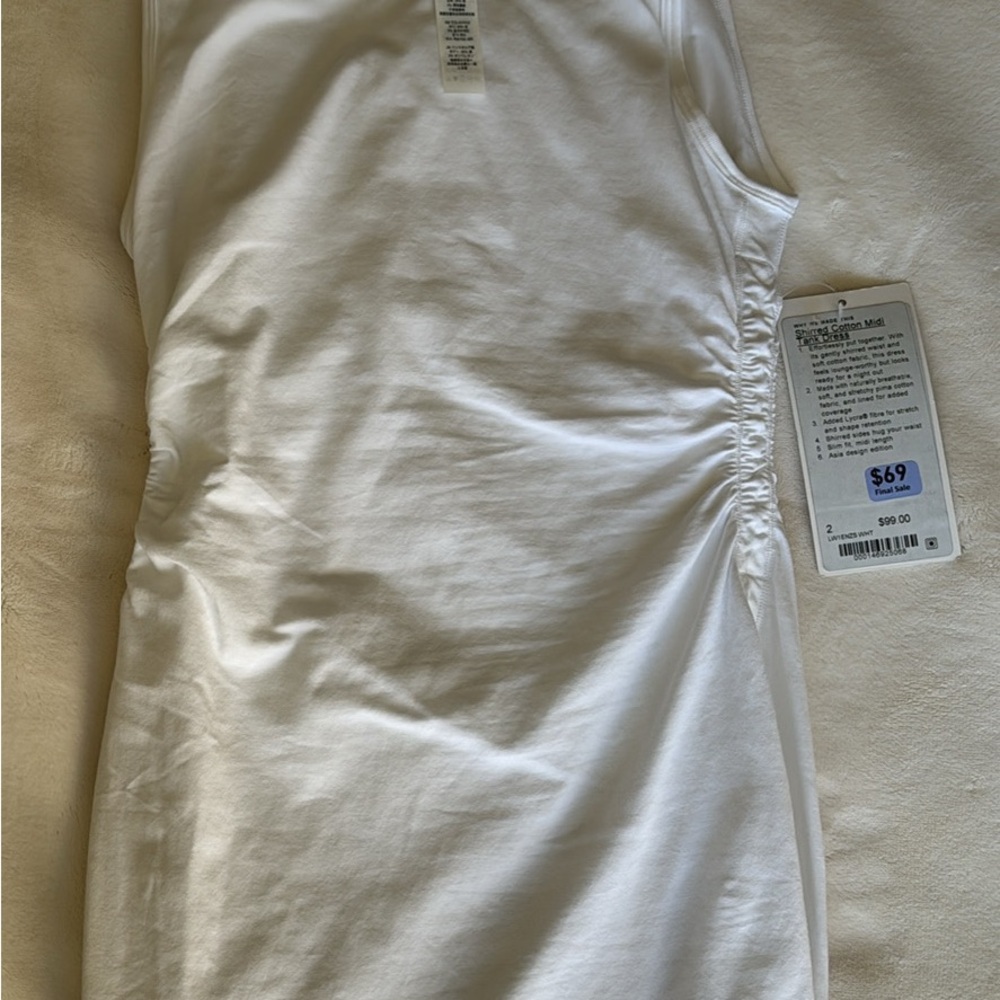 lululemon athletica White Midi Dress